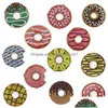 Sewing Notions & Tools Cartoon Sweet Food Iron On Es Doughnut Embroidered Badge Diy Sew Applique Repair For Jackets Jeans Backpacks D Dhsur