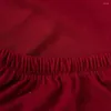 Stuhlabdeckung Wein Rot fest einfach Nordic Cover Slipcover Sofa Spandex/Polyester Strecke Dehnungsstrecke Protektor Bankett