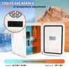 Freezer VEVOR 10L portable mini refrigerant electric single door small car frozen skin care cosmetics compressor household freezer Y240407