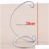 Candle Holders 40Pcs Metal 23Cm 28Cm Available Iron Wedding Candles Holder Candlestick Glass Ball Hanging Bracket Stand Party Suppli Dhpvy