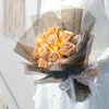 Fiori decorativi sapone rosa artificiale nozze artificiale bouquet laurea bouquets festival festival regalo regalo di compleanno fiore