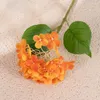 装飾的な花人工3D印刷されたプラスチックアジサイの枝家装飾シミュレーションフラワーフェイクグリーン植物花柄の結婚式の装飾