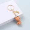 Keychains Lanyards Resin Cute Dog Pet Gold Metal Bone Aniamls For Boys Girls Friendship Birthday Gift Handmade DIY Jewelry Q240403