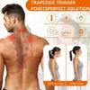 Massager całego ciała 1 szt. Trapezius Punkt wyzwalający narzędzie masażer do wydania potylicznego narzędzie łopaty łopaty łopaty akupresury Masagerneck Corrector 240407