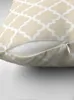 베개 모로코 quatrefoil 패턴 : 모슬린 베이지 던 던 케이스 장식 크리스마스 커버 S 소파 베개