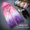 Kurtki damskie kurtka ochronna UV Outdoor Dziecięce Słońce Windbreaker Men Ubranie