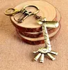 Keychains Lanyards Giraffe Key Chain - Hot Sale Antique Bronze Metal Keychain Car Ring Cute Bag Hängen för bästa gåva 17219 Q240403