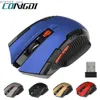 Topi 2,4 GHz Mouse Wireless Mouse Ottico con console di gioco ricevitore USB 1600DPI Mouse a 6 pulsanti utilizzato per gli accessori per laptop per computer console di gioco mouse Y240407