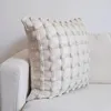 Kussen creatief 3D bubble cover crème witte geruite licht luxe deksels decoratieve mode home decor sofa