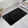 Tappeti in marmo nero crepe per texture tappetino per pavimenti ingressi soggiorno tappeto cucina tappeto non slittata per bagno arredamento per la casa