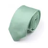 Coules de cou Hot No.2 8cm 6cm Tie Solid Polyester Navy Blue Mens Wedding Party Business Talcoat Tie Mens Gift Accessoires C240412