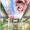 Duvar Kağıtları Wellyu Özel Duvar Kağıdı 3D Fresco Papel De Parede Fantastik Gül Çiçek Rattan Oturma Odası Duvar Resmi