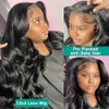 250 densité 13x6 HD Lace Frontal Wig Wig Wig Hair Human Prêt à porter Wave Body 5x5 Ferme de lace