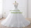 Real Images Wedding Dresses Lace Appliques Bridal Gowns Vestido De Princess Beach Dress Ball Gown9317005