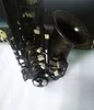 Suzuki Real Po Wysoka jakość saksofonu alto e płaska matowa czarna piękne guziki Pleceniowe instrumenty muzyczne Sax9240358