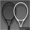 Raquettes de tennis 40-55 lbs Tralight Black Carbon Raqueta Tenis Padel Racket String 4 3/8 RACCHETTA TENNISRACKET RACKET DROP DIVRION DHXMW