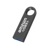 Möss USB3.1 ES9 USB 3.0 Flash Drive Metal Mini Pendrive 32GB 64 GB 128 GB USB Stick CLE USB Pen Drive Key Ring USB Flash