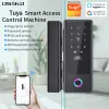 Verrouillage Smart Lock pour porte en verre Biométrique Biométrique Lock TTLOCK TTLOCK TUYA WiFi Electronic Lock Digital Keyless Door Lock pour la porte coulissante