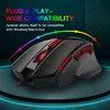 Мыши 10 Ключевой RGB Wired Gaming Mouse USB Computer Mouse 7 Цветные волосы фотоэлектрические проводные мыши Y240407