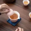 Tee -Sets Vintage luxuriöser chinesischer Reisetopf Set Keramik Porzellan Outdoor Tassen Juego de te Service