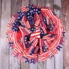 Decorative Flowers American Independence Day Wreath Double Style Home Decoration Props Scene Hanging Decorations