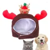 Hondenkleding Kerstmishoed Pet kostuum voor kat Ademkistige kostuums Kleine tot middelgrote katten en honden huisdieren