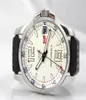 Zupełnie nowa sprzedaż Miglia XL White Dial Men Automatyczne maszyny zegarek ze stali nierdzewnej Męskie sportowe zegarki gumowe 354M9446770