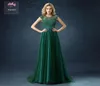 Popodion wedding party dress long style dark green bridesmaid dresses lace flower sister party dress wedding guest dresses6750223