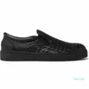 Top Design Intrecciato Men Sneaker in pelle scarpe slip-on moca