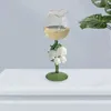 ワイングラスユニークなガラスシャンパンゴブレット250mlカクテルマティーニカップ