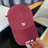 Ball Caps 2024 Fashion Letter Embroidery Baseball Cap Wide Brim Men Women Couple Show Face Small Soft Top All-Matching Peaked