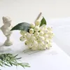 Dekorativa blommor Artificial Holly Lucky Fruit Wedding Family Table Party Christma Decoration Flower Arrangement Plant Pography Prop