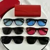 Ladies Premiere Leisure Sunglasses Black rectangular shape and blue lenses Top quality products with original box 53-20-145