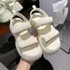 Slippers anti-deslizamento de salto fino Panske Women Sandal Shoes Novelty 2024 Sneakers Sports Super Top Comfort