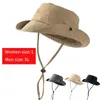 Wide Brim Hats Bucket 2024 Summer Light Thin Sun hat Women Hat uv Protection Bonnie Outdoor Fishing Hiking Fisherman Q240403