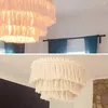 Gobelinowe dekoracje domu nowoczesne boho wisząca lampa odcień ręcznie robiony wisiorek makry