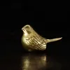 Arts et artisanat Olden Metal Copper Bird Simulation Animal Sculpture à la main Artisanat Ornements Copper Bird Home Decoration Accessoriesl2447