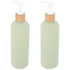 Bottiglie di stoccaggio 2 pezzi Shampoo BAPPONS BASSATURA DISPONSIONE DI SPAZIONE Distributori di plastica Pompa