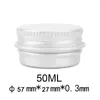 Bottiglie di stoccaggio 7 Capacità JAR estetico Piccolo Vero Riempibile in alluminio Retainer Cream Pot Cream Eashadow Face Cream