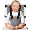 Cintura di sicurezza della sedia da pranzo per bambini Cintura di sicurezza per seggiolone portatile Cintura di stoffa lavabile per nutrire neonati e bambini piccoli 240401