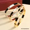 Catier Bracelet Designer Cariter Bracelet Luxe Designer Sieraden Vrouw Schroef Bangle Gold Armbanden voor vrouwen Goudbunge voor man Heren Goudarmbanden Love Bangle