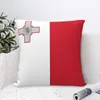 Kussenvlag van Malta Throw Sofa -covers voor woonkamer Kerst ornamenten 2024