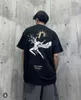 24SS Magliette da uomo High Street Tee Summer Fashion Oversize Skateboard Men Tshirt