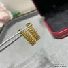 Световые роскошные серьги дизайнерская карта V-Gold Rose Gold