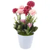 Fleurs décoratives Hortensia Hortensia Bonsaï Orchidées artificielles Desktop Faux Potted Plant