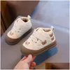 First Walkers Baby Soft-soled Non-slip Toddler Shoes 0-1-2-3 Winter Cotton Drop Delivery Kids Maternity Otesu