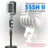 Stand Masa Masaüstü Tutucu Mikrofon Shure için Stand 55 SH 55SH II Klasik Süper Masa Masa Masa Masa Masası Mic Boom Mount