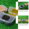 Other Bird Supplies 2 Pcs Trough Feeder Pigeon Cage Food Bowl Water Dispenser Pet Sturdy Plastic Feeding Cup Quail