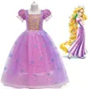 Princess Purple Square Girl's Birthday/Party Dresses Girl's Pageant Dresses Flower Girl Dresses Girls Everyday Skirts Kids' Wear SZ 2-10 D407261