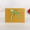 Wrap regalo 500pcs/lotto 24 18 0,7 cm Inviluppo a prua Pasta Kerchief Borsa per cannocciatrice per imballaggio di seta per imballaggio di seta per imballaggio intaglia